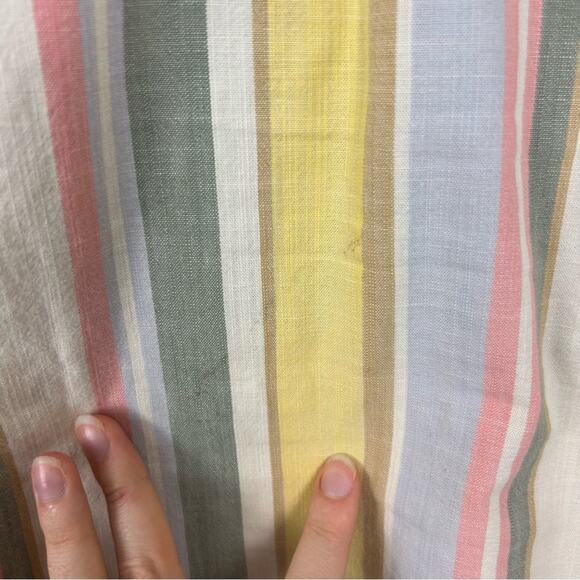 L.L.Bean Plus Size Women's Lakewashed Dock Shorts, Mid-Rise Stripe Size 20W - Picture 6 of 12